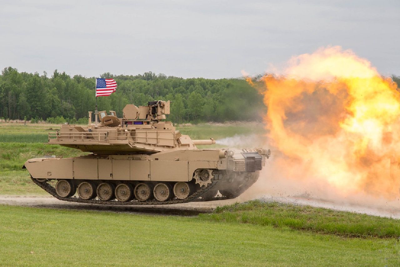 M1 Abrams tanks from USA