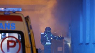 Pożar mieszkania na starówce w Grudziądzu. Trzy osoby poszkodowane. Zdjęcia