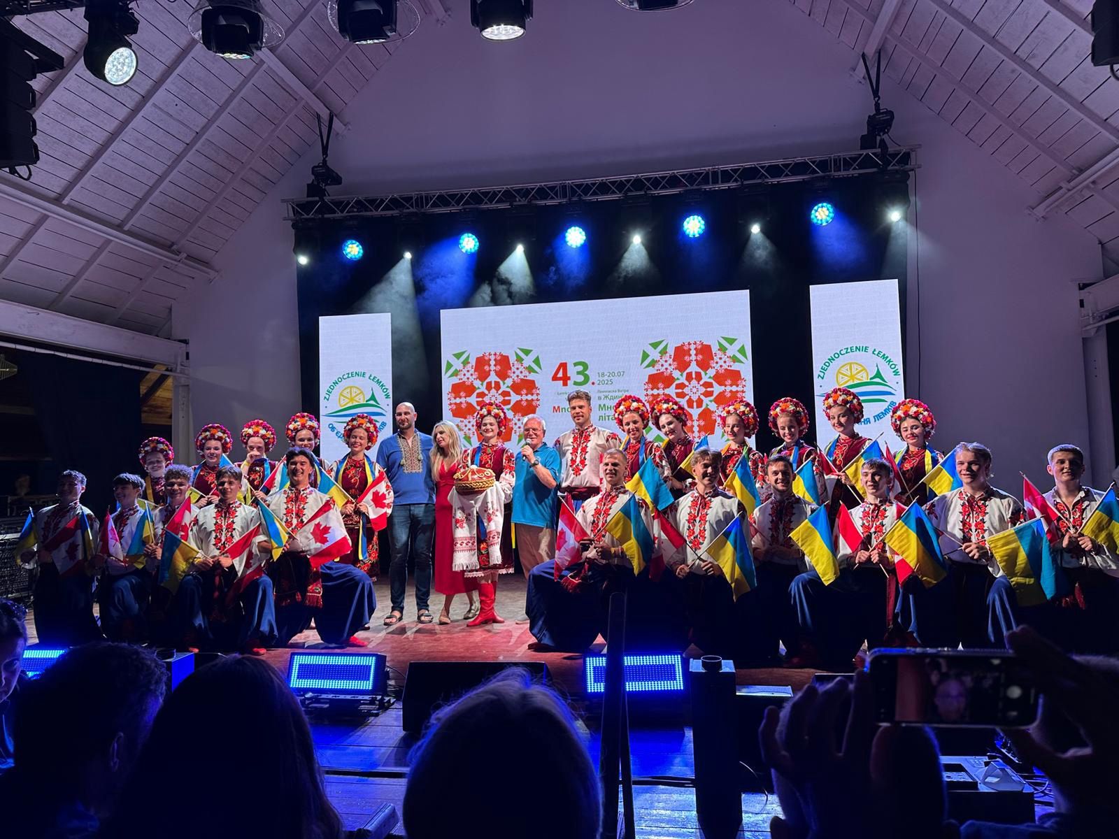 Zespół Barvinok z Kanady zachwycił gości Watry