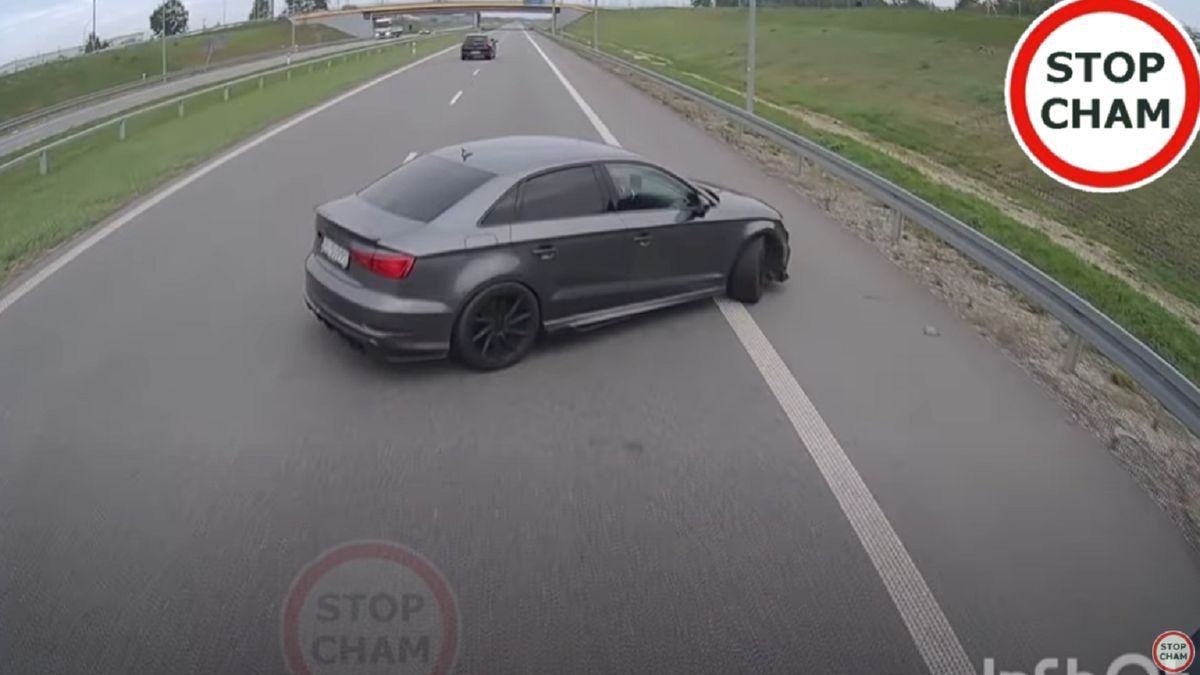 Kierowca Audi poniesie konsekwencje szaleńczej jazdy