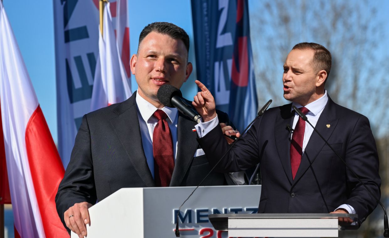 Mentzen zagrożeniem dla Nawrockiego? "To nie jest ta liga"