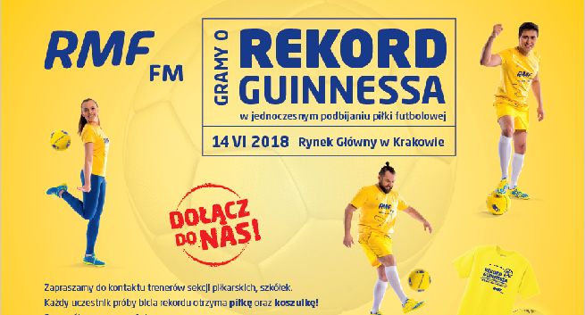RMF FM z akcją bicia rekordu Guinnessa na otwarcie MŚ w piłce nożnej