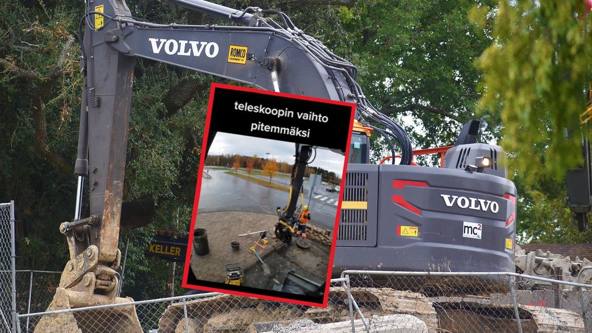 Praca operatora koparki z Finlandii to mistrzostwo świata