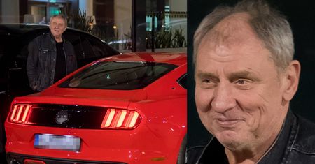 Andrzej Grabowski kupił sobie Mustanga za 200 tysięcy złotych (FOTO)