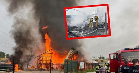 Pożar stadniny koni. Służby znalazły zwęglone zwłoki