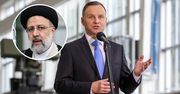 "Bardzo jasne stanowisko". Duda rozmawiał z prezydentem Iranu