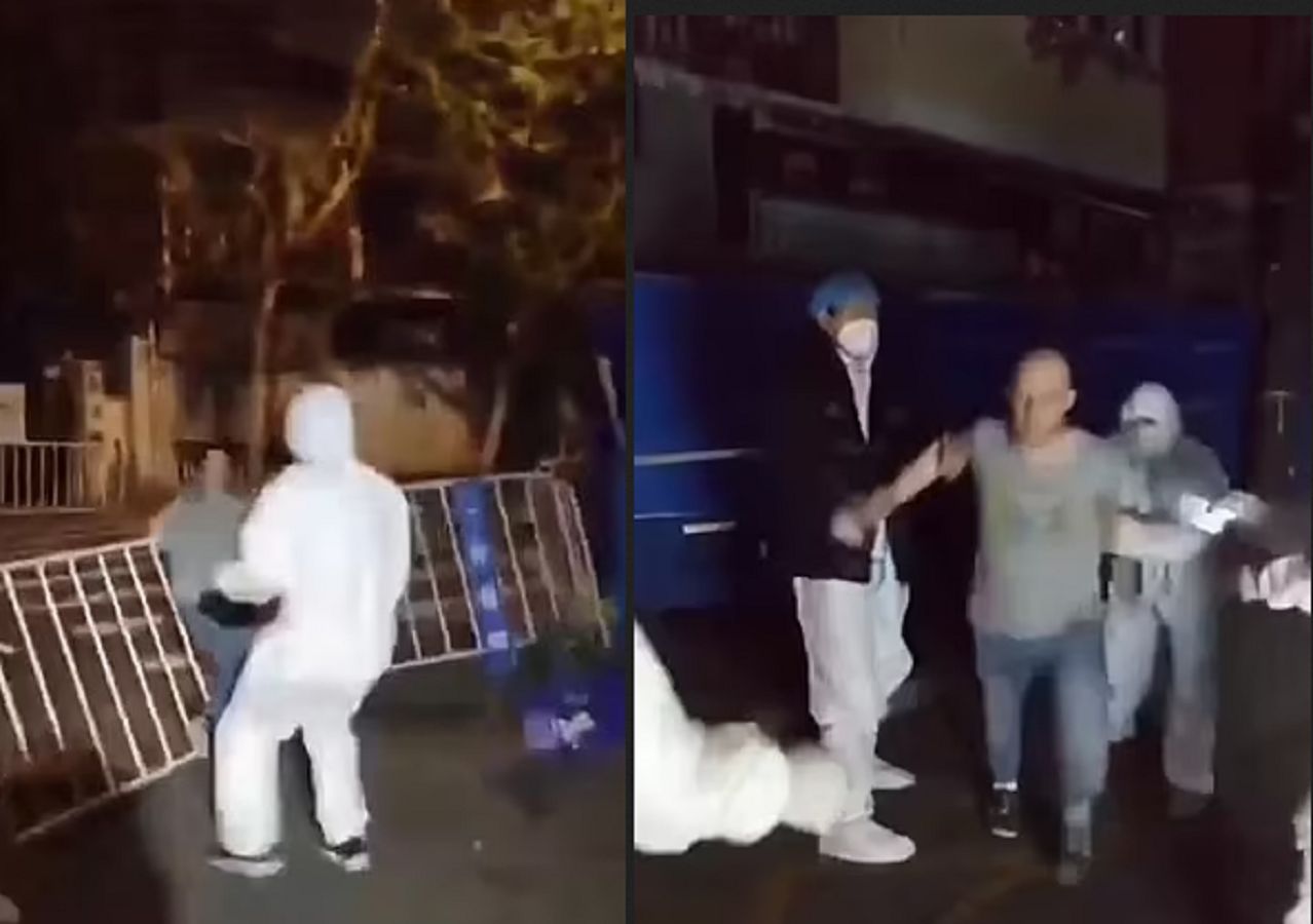 W Szanghaju panują surowe zasady w związku z wprowadzonym lockdownem.