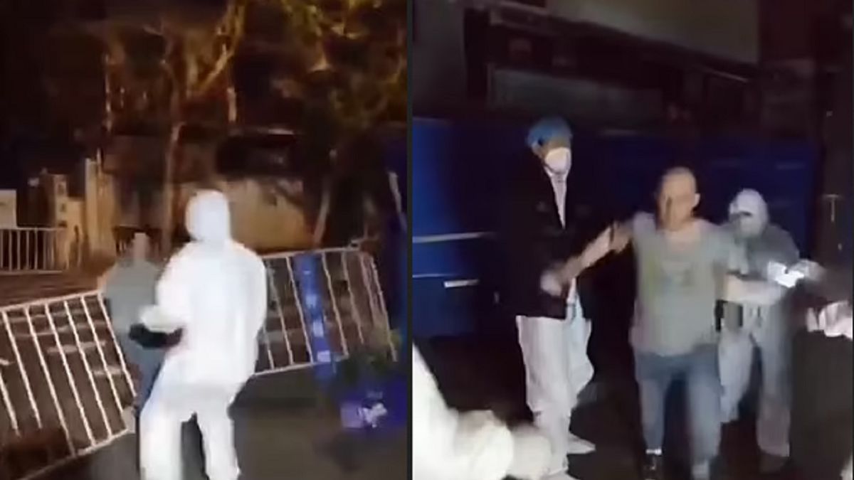 W Szanghaju panują surowe zasady w związku z wprowadzonym lockdownem.