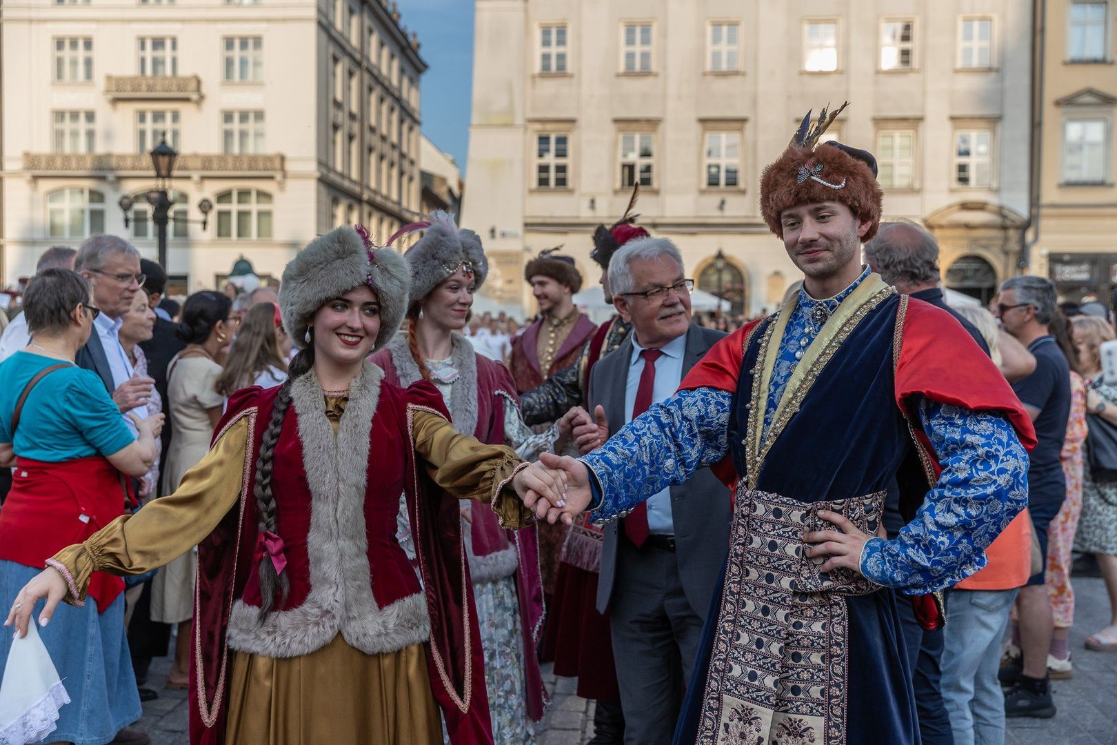 Wyjątkowy polonez na Rynku Głównym w Krakowie!