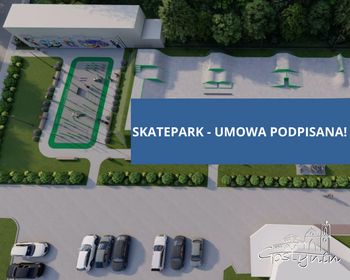 Skatepark coraz bliżej. W Gostyninie podpisano umowę na realizację inwestycji