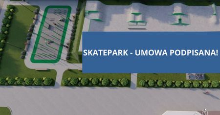 Skatepark coraz bliżej. W Gostyninie podpisano umowę na realizację inwestycji