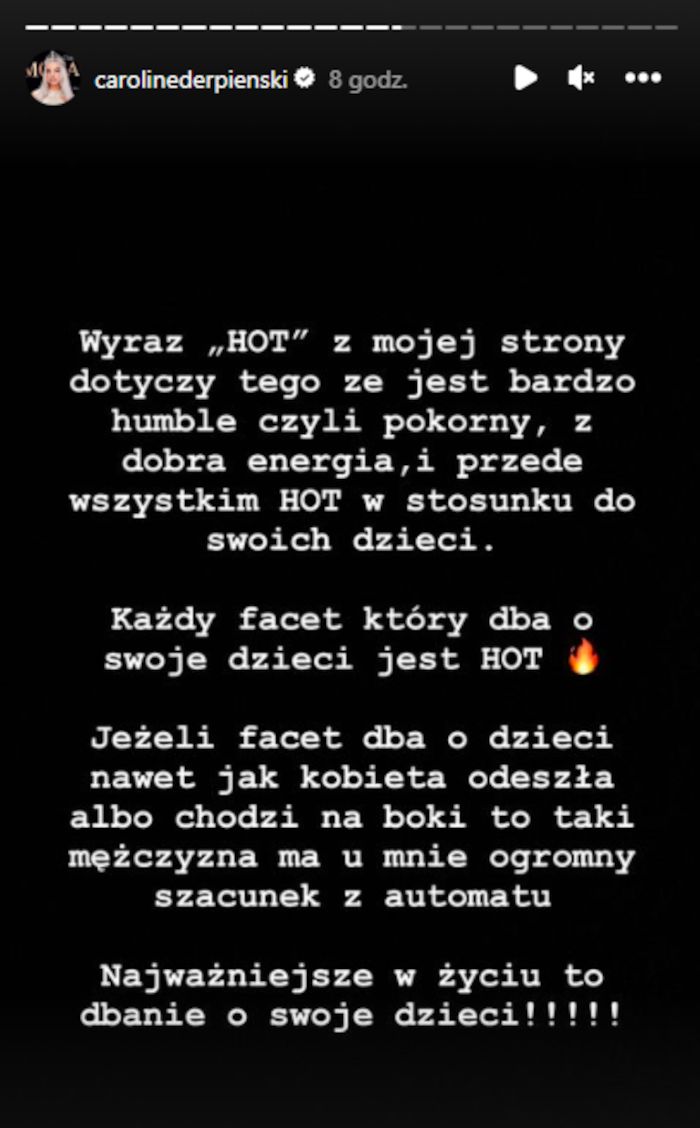 Caroline Derpienski tłumaczy się z afery wokół próby "kradzieży" męża uczestniczki show TVN-u