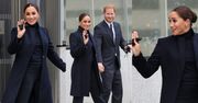 Meghan Markle wróciła przed aparaty... KSIĄŻĘCYM GESTEM pozdrowiła fotoreporterów w Nowym Jorku (ZDJĘCIA)