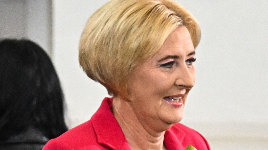 Agata Duda w hitowym zestawie na jesień