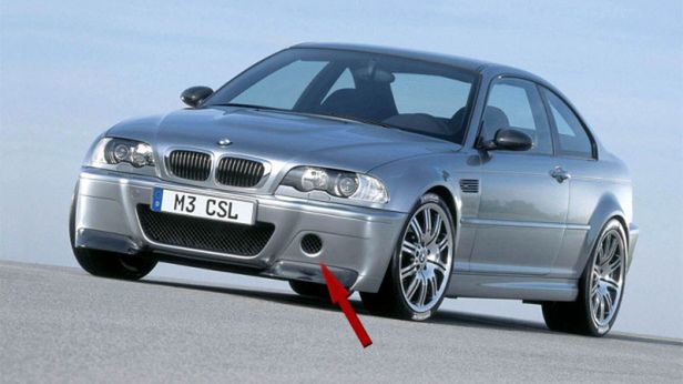Wlot powietrza dla doładowania dynamicznego w BMW M3 CSL