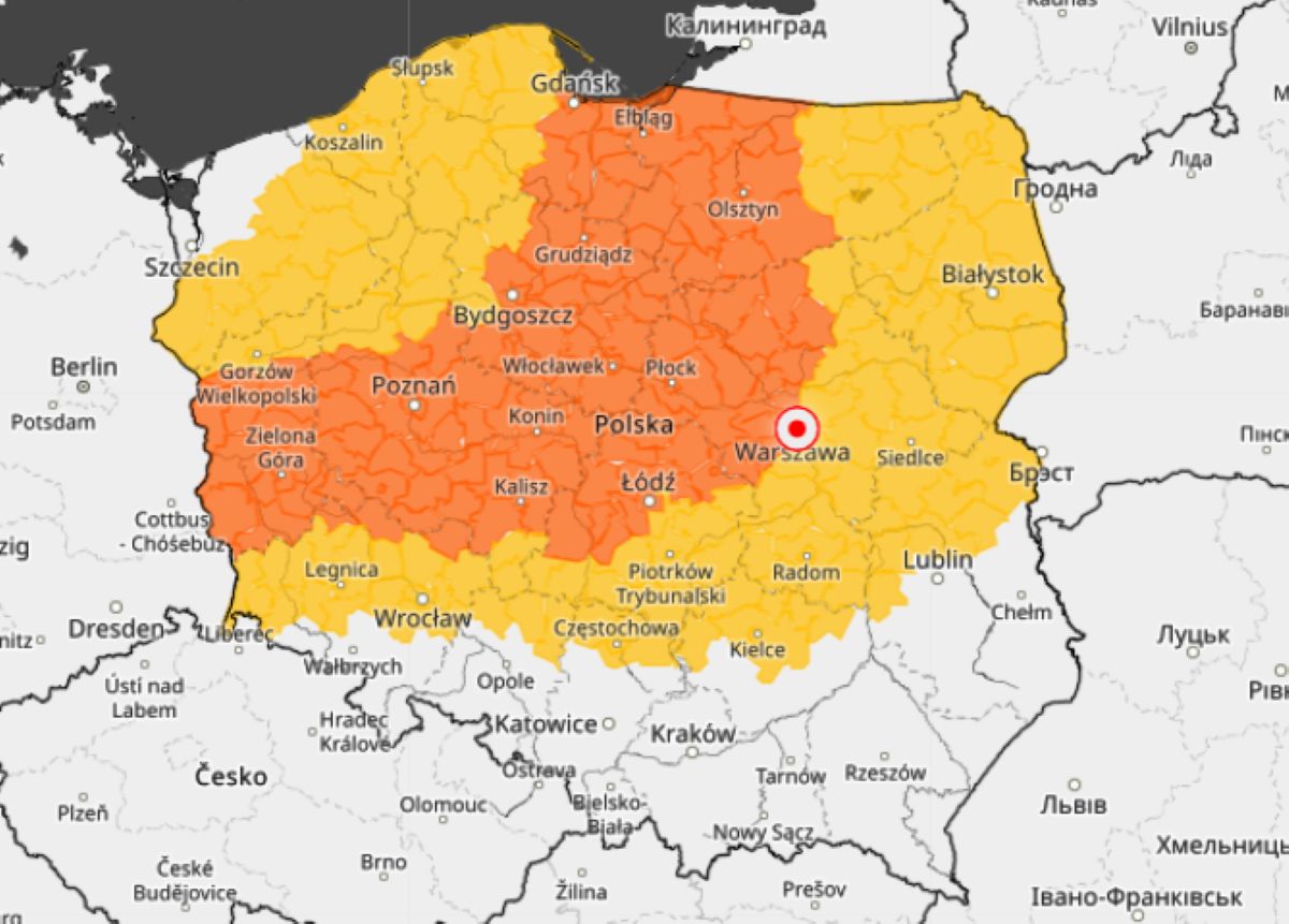Alerty IMGW w 14 województwach. Tu będzie najgroźniej
