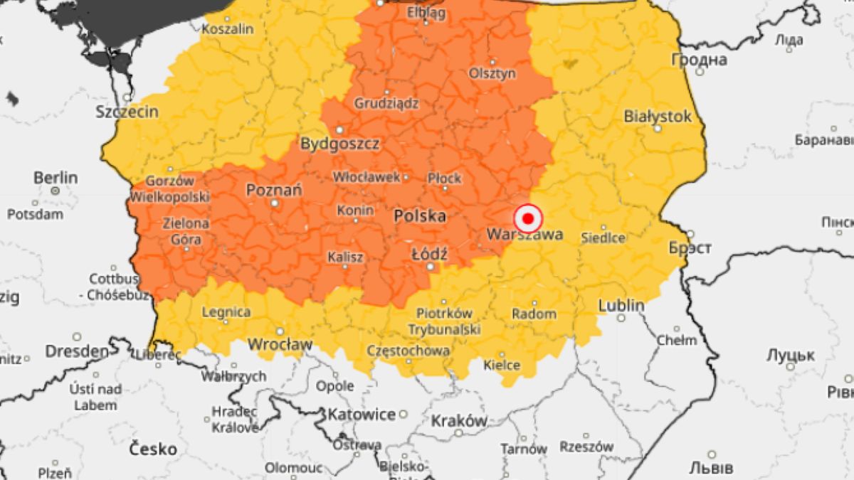 Alerty IMGW w 14 województwach. Tu będzie najgroźniej
