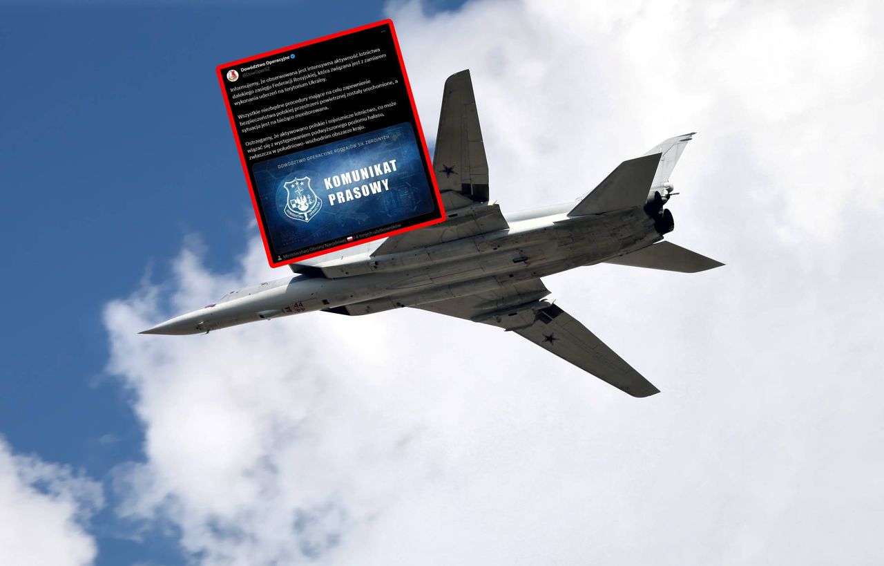 Ostrzeżenie przed aktywnością rosyjskiego lotnictwa