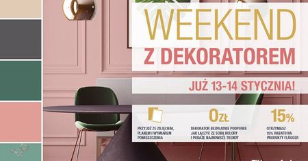 Poznaj kolorystyczne trendy 2018 roku! Flügger farby zaprasza na bezpłatne porady dekoratora wnętrz już w najbliższy weekend