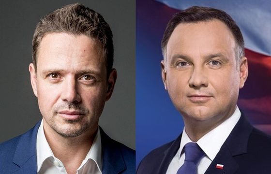 Andrzej Duda i Rafał Trzaskowski w walce o fotel prezydencki idą łeb w łeb. O zwycięstwie przeciwnika może zdecydować błąd jednego z nich (opinie)