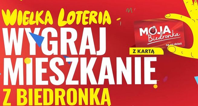 W loterii Biedronki do wygrania 500 tys. zł na mieszkanie lub dom