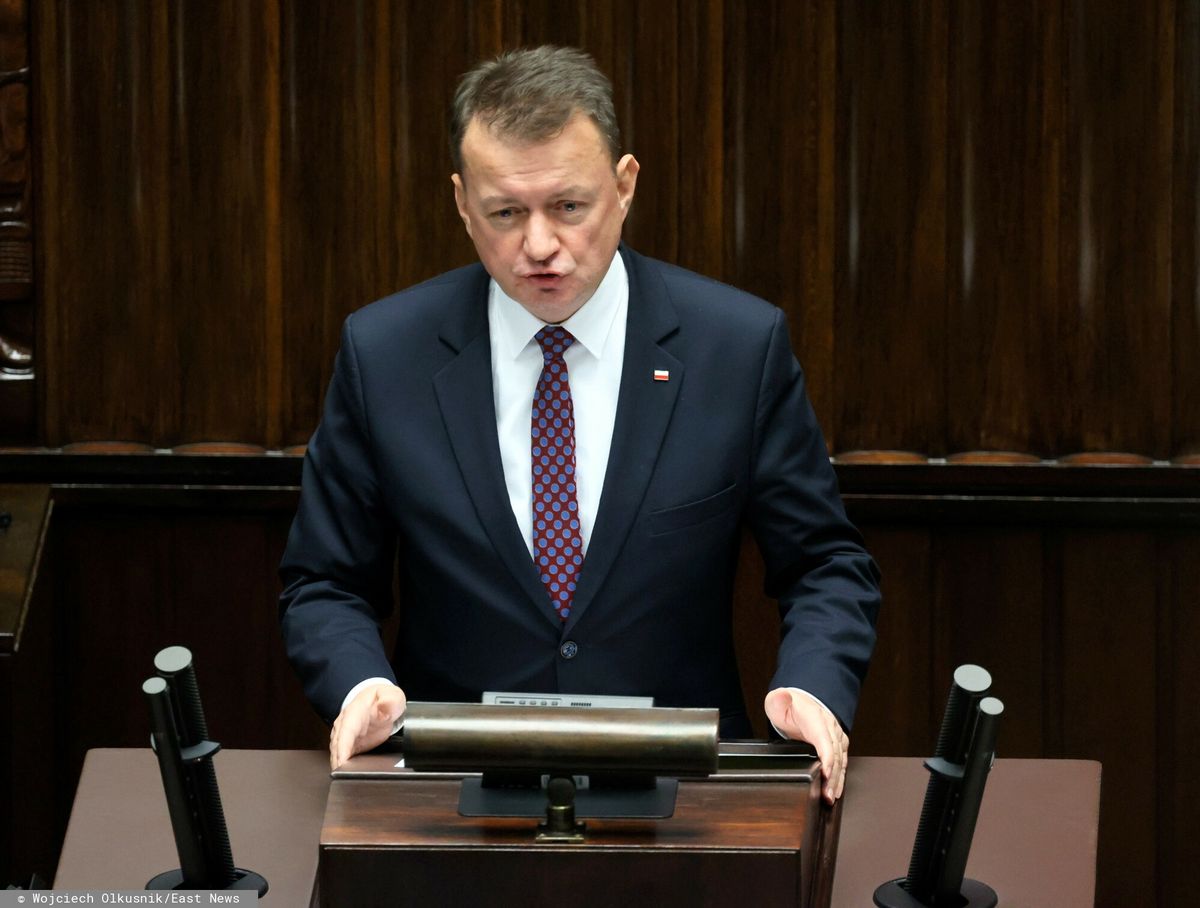 Zacytował słowa Błaszczaka. Szef MON mówił o "raporcie czosnkowym" w Sejmie