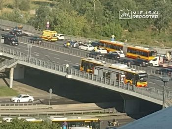 Warszawa: Dwie kolizje na Moście Łazienkowskim. Ruch w kierunku Pragi był utrudniony