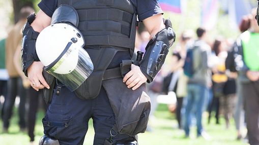 Policeman on duty during protest
Mihajlo Maricic