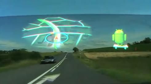 Pioneer + Android + Laser = nawigacja na szybie samochodu [wideo]