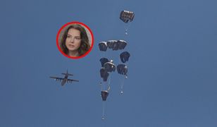 Ekspertka krytykuje zrzuty w Strefie Gazy. "Kompletnie bez sensu"