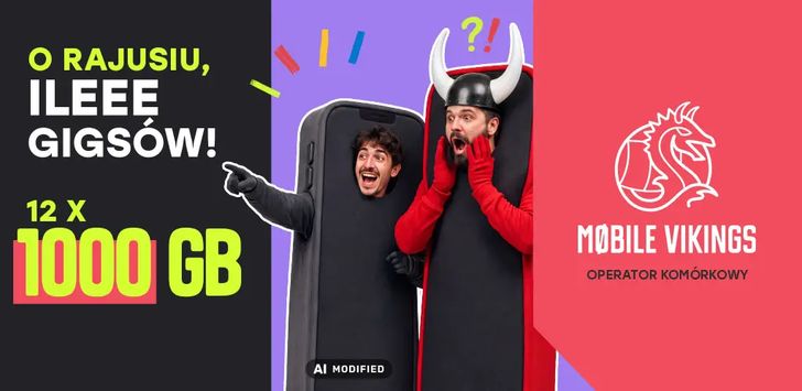 Mobile Vikings rozdaje nawet 12 000 GB. Wystarczy wybrać plan i wpisać kod