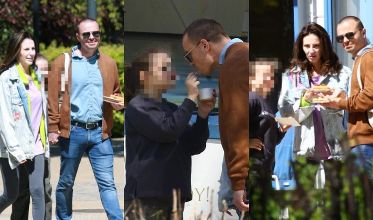 Marcin Hakiel "przyłapany" w Sopocie z Dominiką i córką