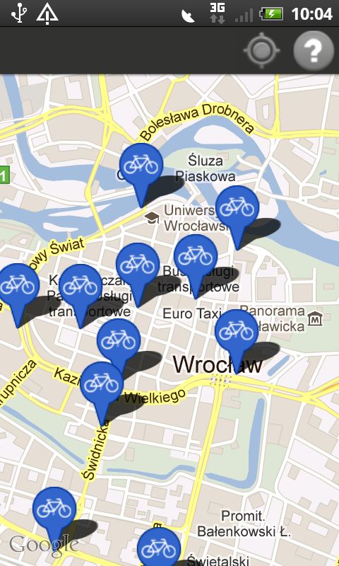 Wrocławski Rower Miejski dla Androida 2
