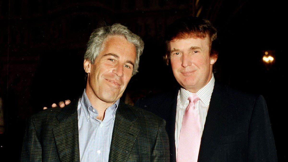 Jeffrey Epstein i Donald Trump.