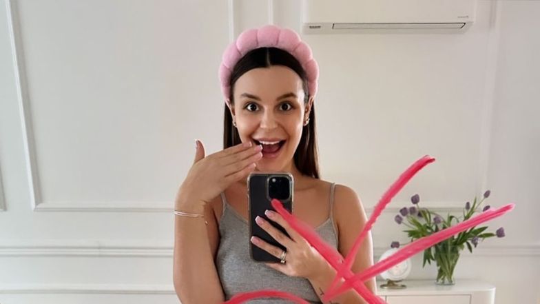 Paulina Rzeźniczak eksponuje nagi ciążowy brzuch i ogłasza sukces