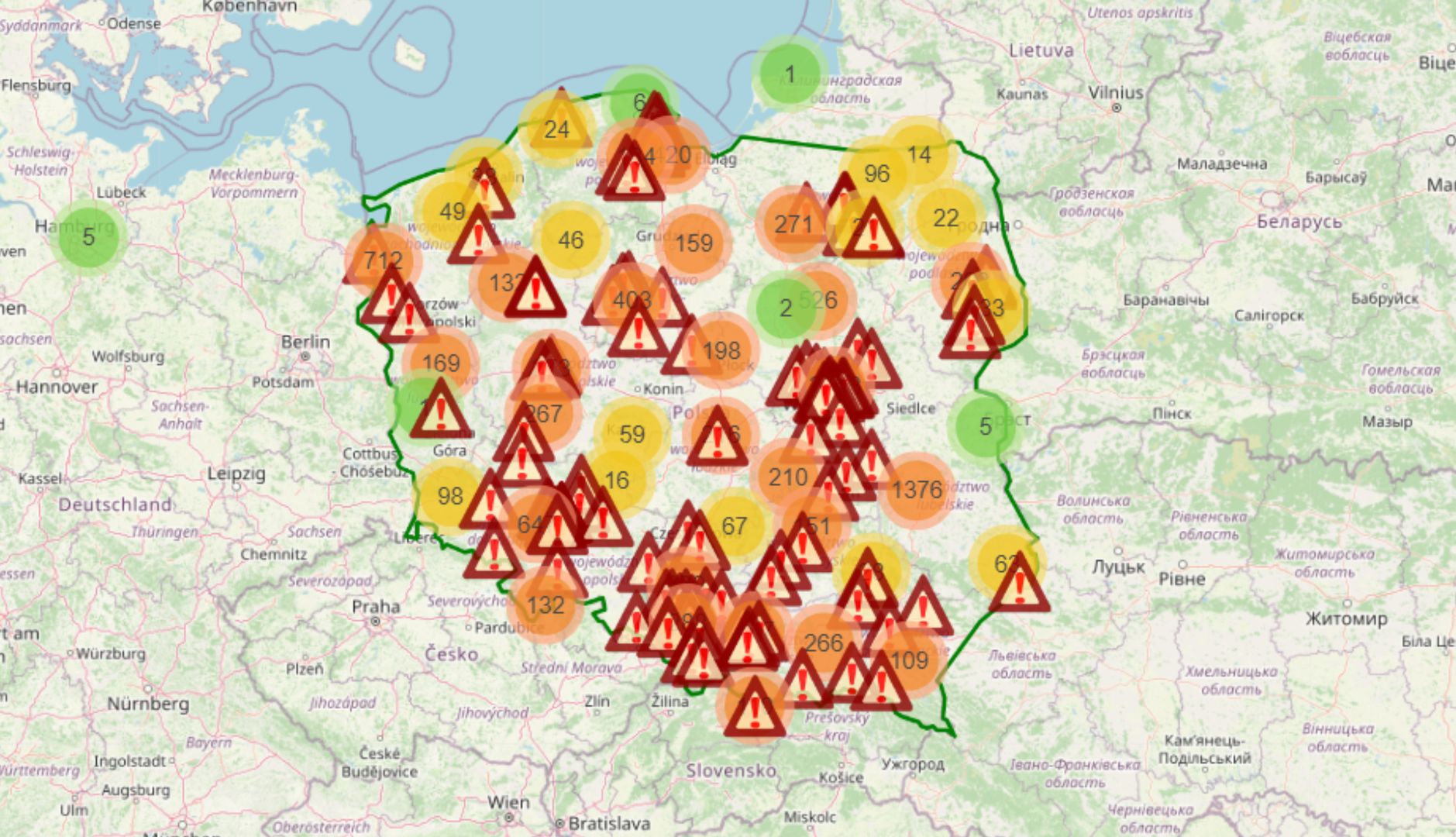 50 kleszczy za jednym razem. Polacy mówią szczególnie o dwóch regionach