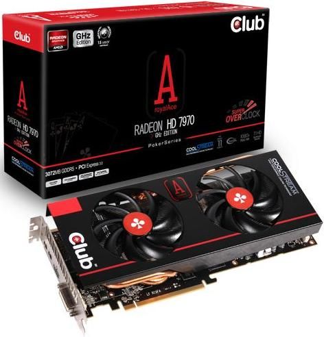 Club3D Radeon HD 7970 royalAce karta graficzna zdjęcie opakowanie