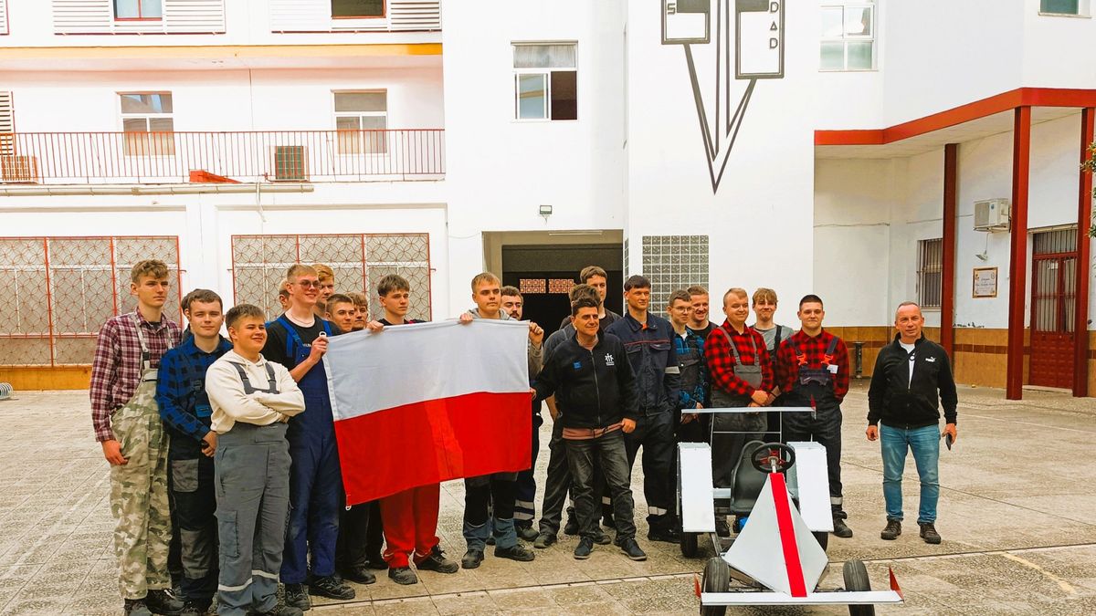 Uczniowie podczas programu ERASMUS+