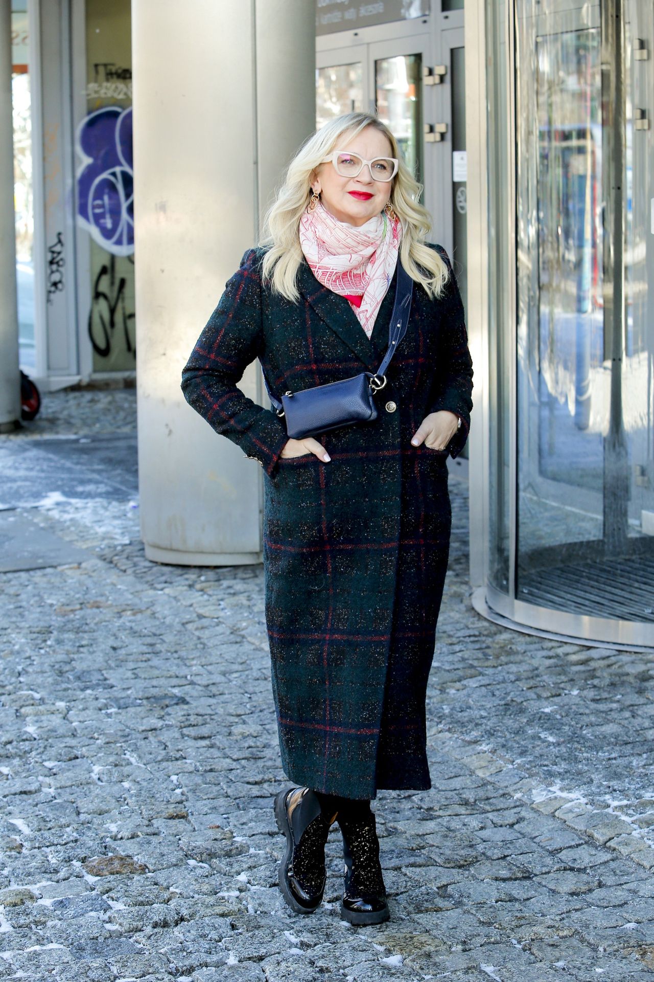 Marzena Rogalska pokazała się w płaszczu przed studiem "Dzień dobry TVN"
