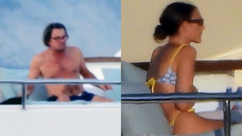 Leonardo DiCaprio na jachcie z dziewczyną