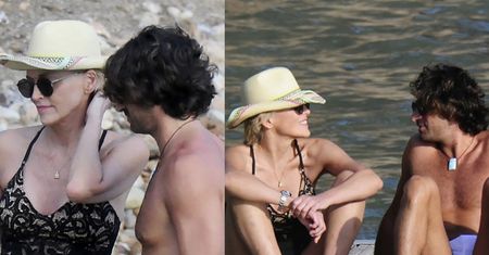 Seksowna Sharon Stone pokazuje wdzięki 20 lat młodszemu chłopakowi (ZDJĘCIA)