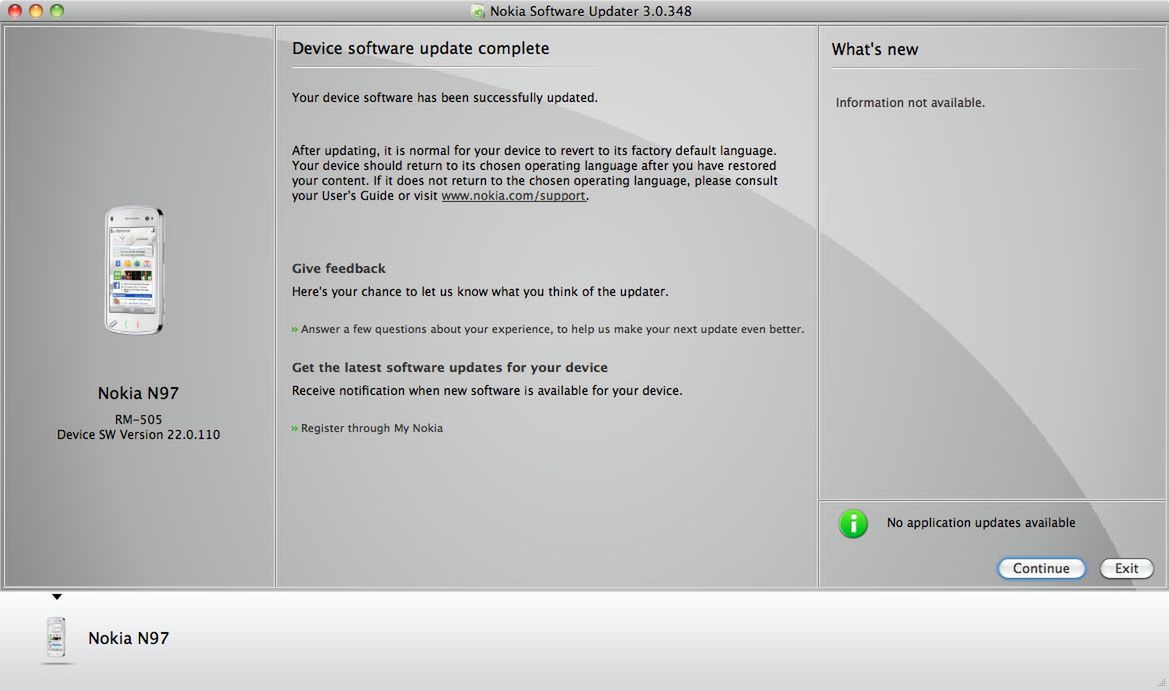 Nokia Software Updater dostępny dla komputerów Mac