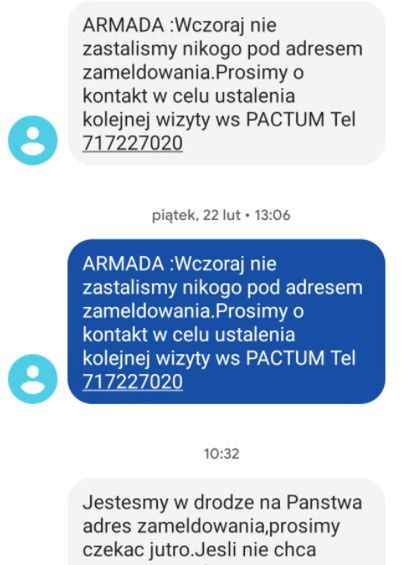 Pan Michał był zalewany telefonami i smsami ws. długu.
