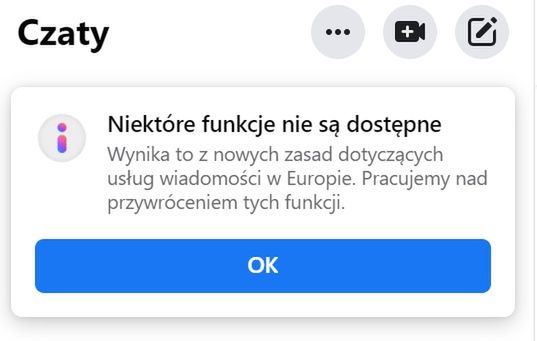 Znikające Stories na Messengerze