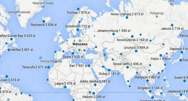 Google uruchomiło wyszukiwarkę lotów w Polsce