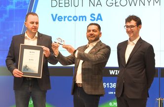 Vercom fenomenalnie debiutuje na giełdzie. Na starcie 20 procent zysku