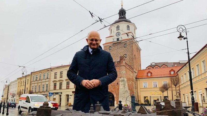 makieta z brązu lublin krzysztof żuk