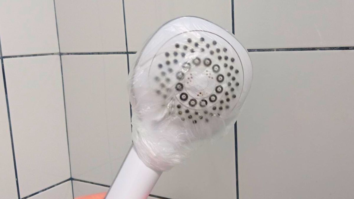 Tylko tak usuwam kamień w słuchawce prysznicowej 