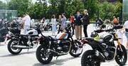 Parada motocykli i piknik na placu Wolności we Wrocławiu. Dżentelmeni zachęcają panów do badań profilaktycznych