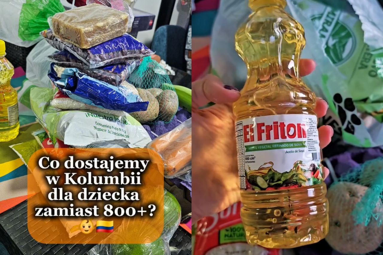 Polka mieszka w Kolumbii. Pokazuje 800+ po latynosku